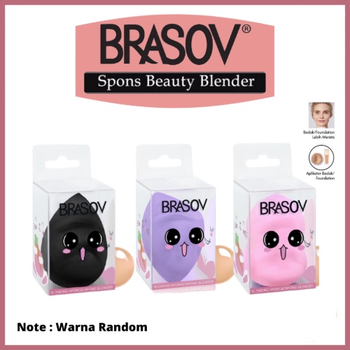 Brasov Spons Beauty Blender (Blending Sponge) - Tear Drop (Telur) Brasov Spons Beauty Blender (Blending Sponge) - Tear Drop (Telur)
