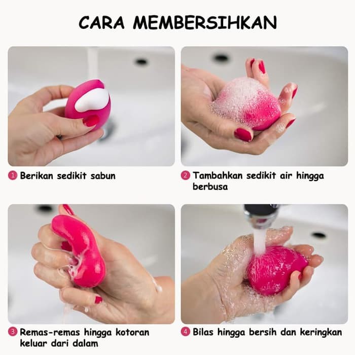 Brasov Spons Beauty Blender (Blending Sponge) - Tear Drop (Telur) Brasov Spons Beauty Blender (Blending Sponge) - Tear Drop (Telur)