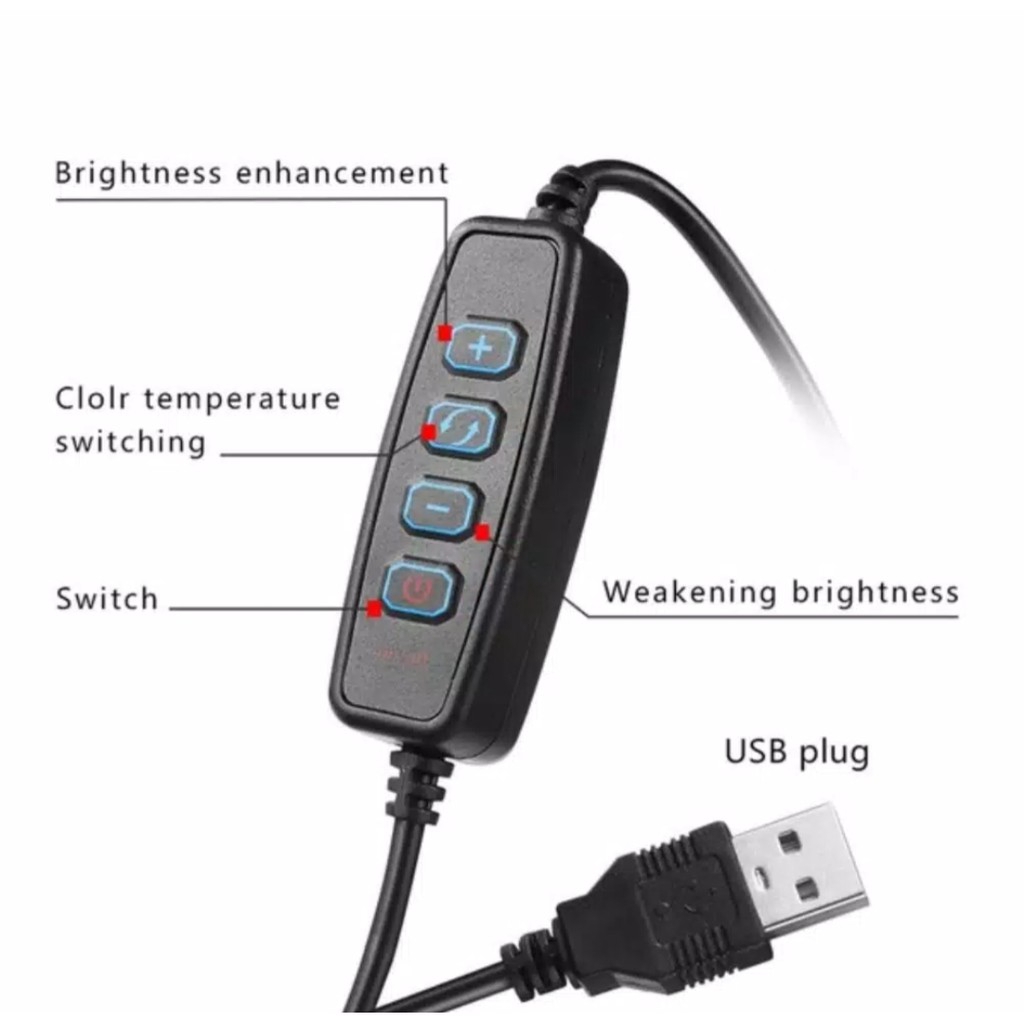 Ringlight Selfie 26cm + Holder HP (Ring Light No Tripod)