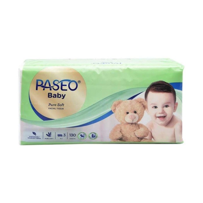 Tissue Paseo Baby Pure Soft Pack 130s Tissue Paseo Baby Pure Soft Pack 130s