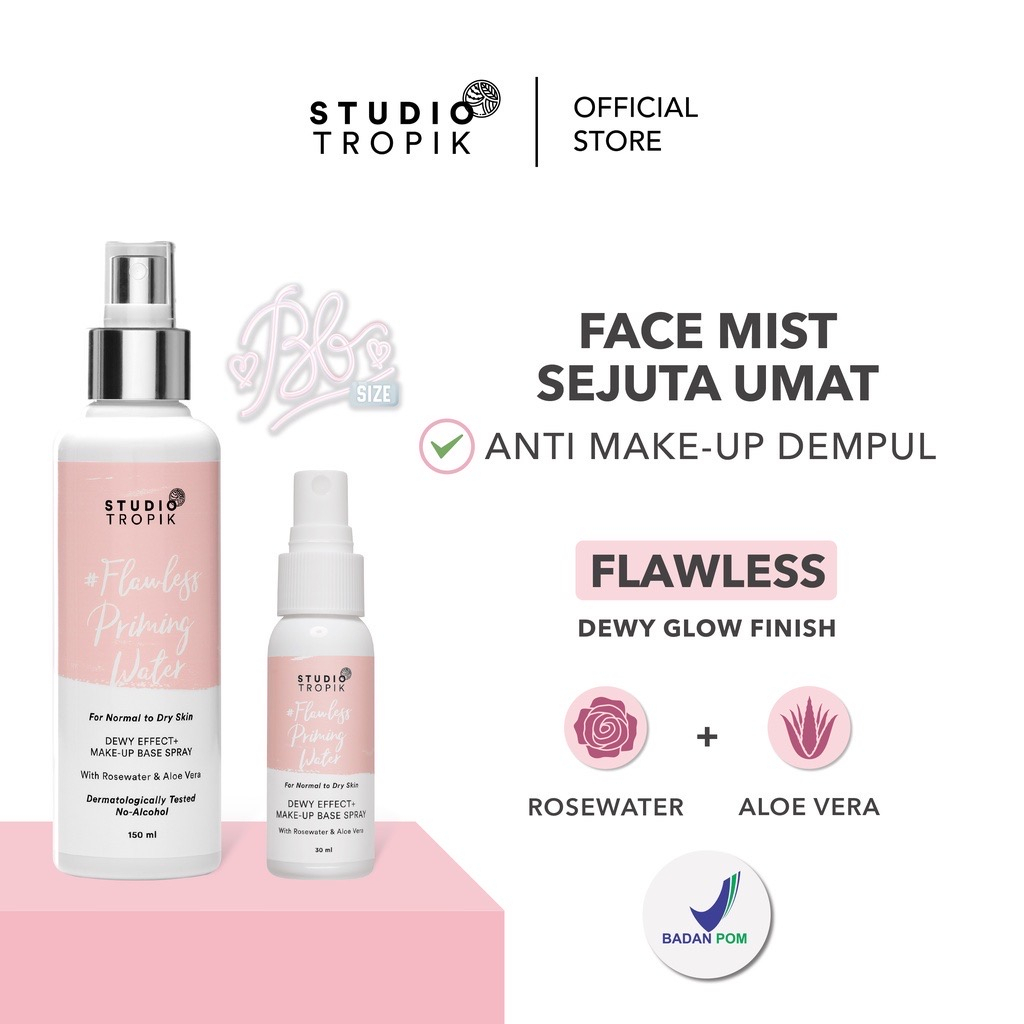 Studio Tropik Priming Water 150ml - Flawless