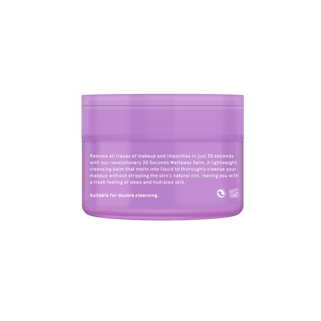 Dear Me Beauty Meltaway 30s Cleansing Balm 100gr - Blueberry Dear Me Beauty Meltaway 30s Cleansing Balm 100gr - Blueberry