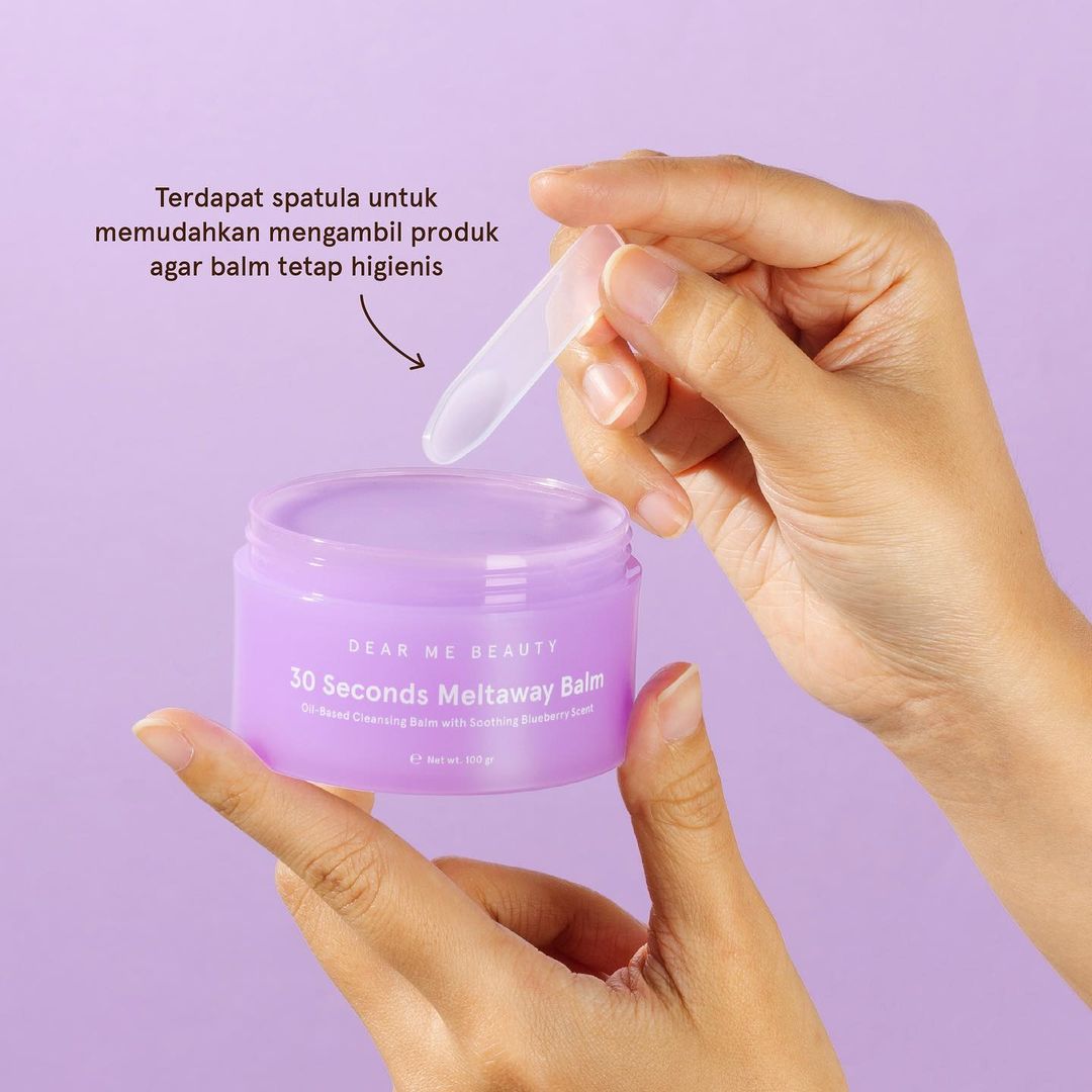 Dear Me Beauty Meltaway 30s Cleansing Balm 100gr - Blueberry Dear Me Beauty Meltaway 30s Cleansing Balm 100gr - Blueberry