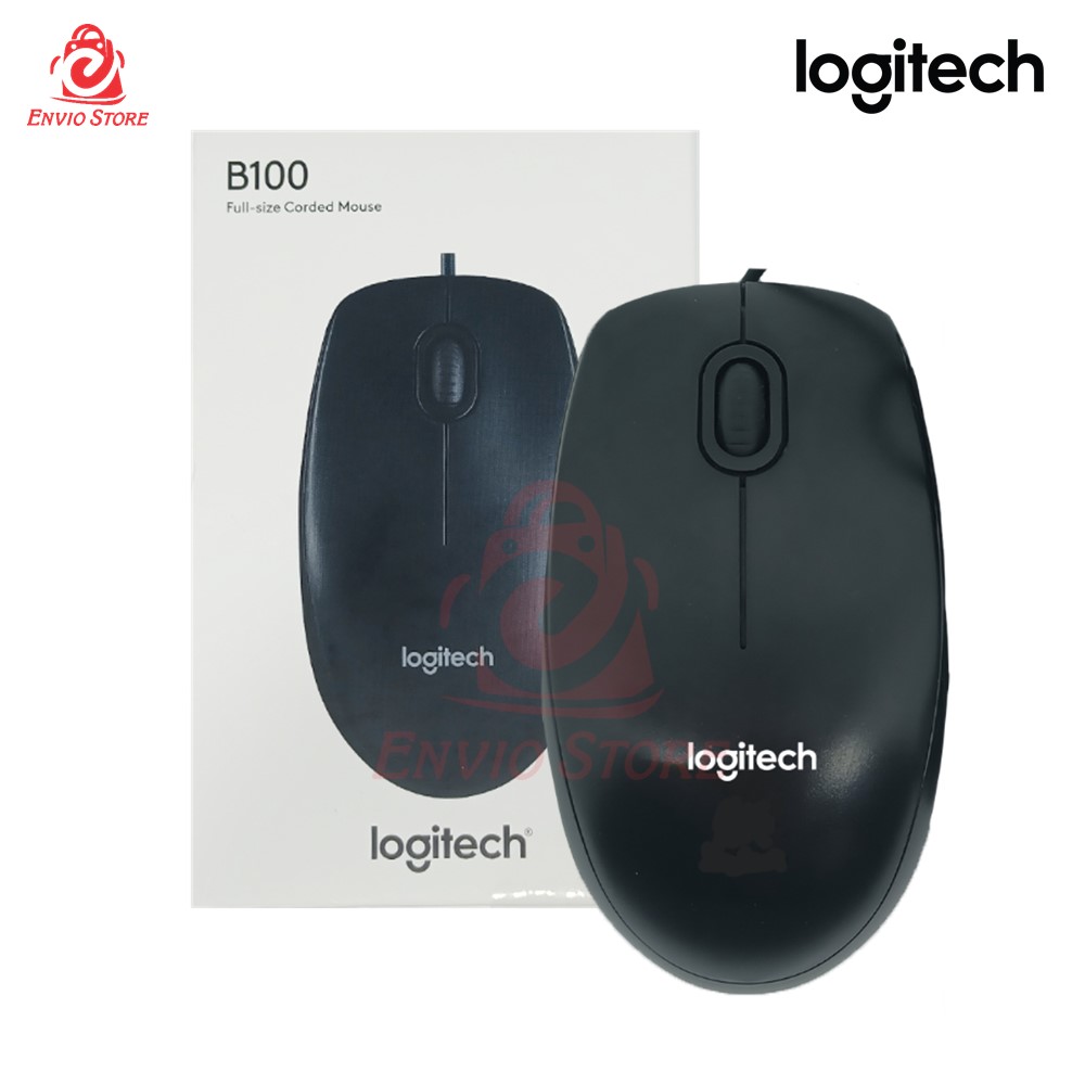 LOGITECH B100 Mouse Kabel USB