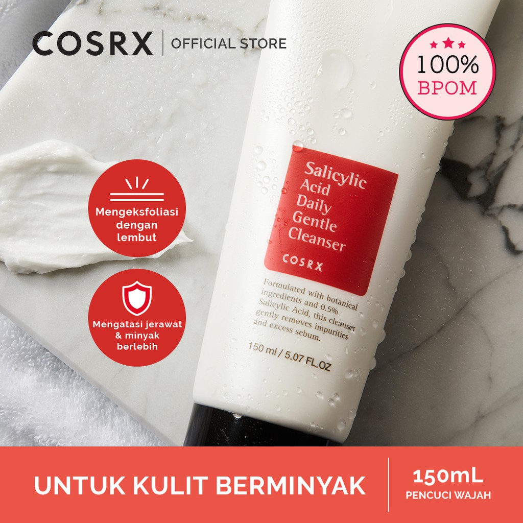COSRX Salicylic Acid Daily Gentle Cleanser 150ml COSRX Salicylic Acid Daily Gentle Cleanser 150ml