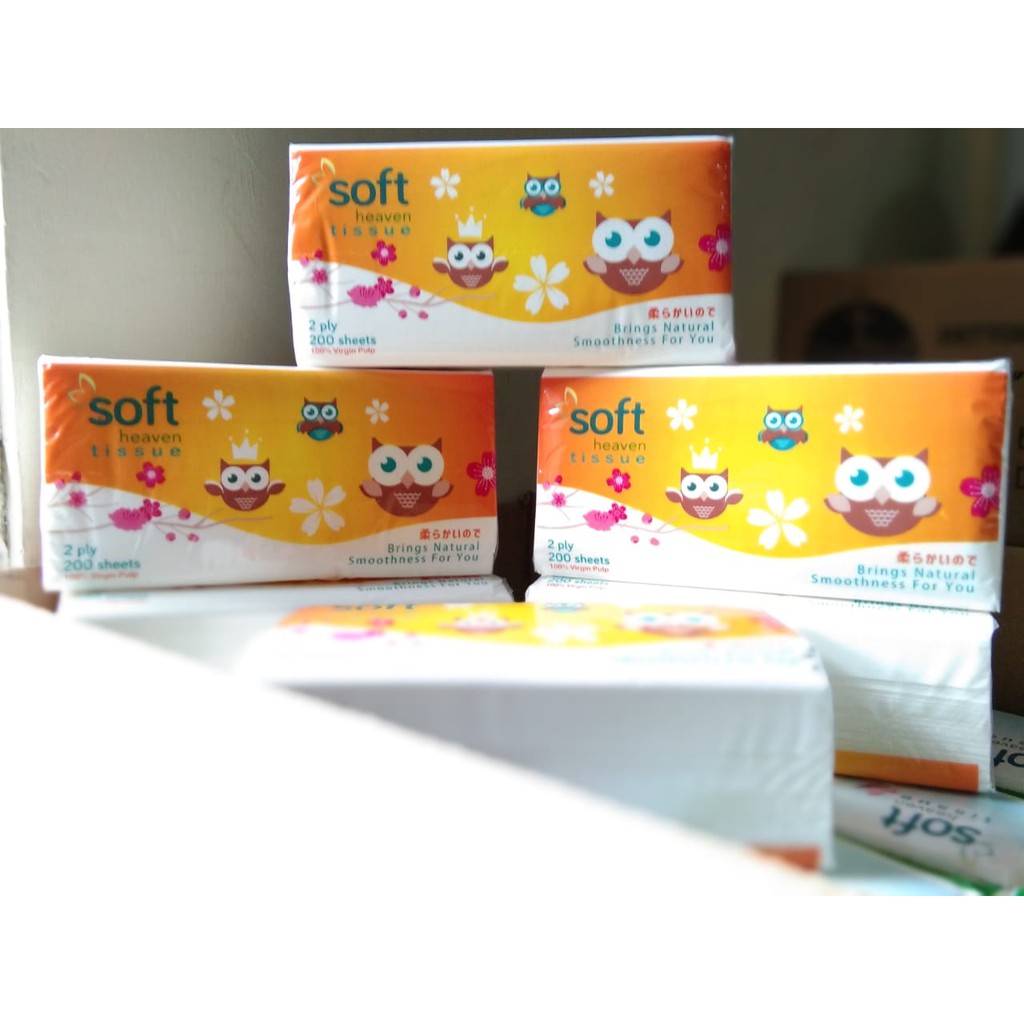 Tissue Soft Heaven Facial Softpack 200s