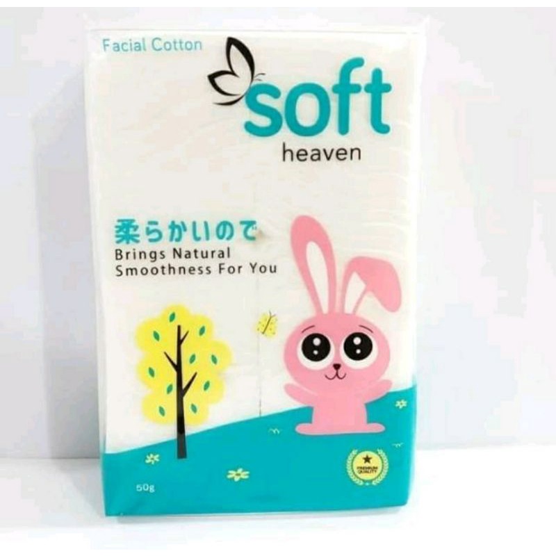 Soft Heaven Kapas Kecantikan 50gr Soft Heaven Kapas Kecantikan 50gr
