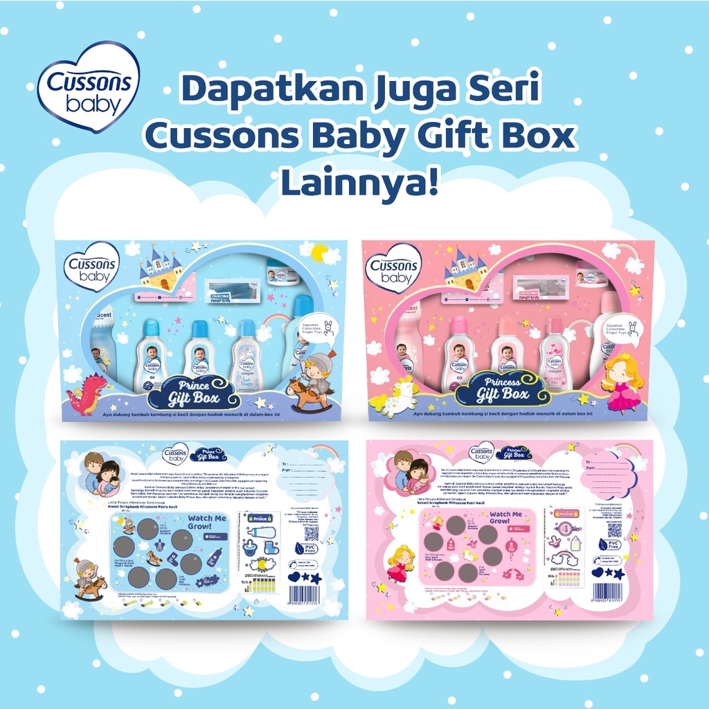 Cussons Baby Gift Box Set Besar (Pink/Biru)