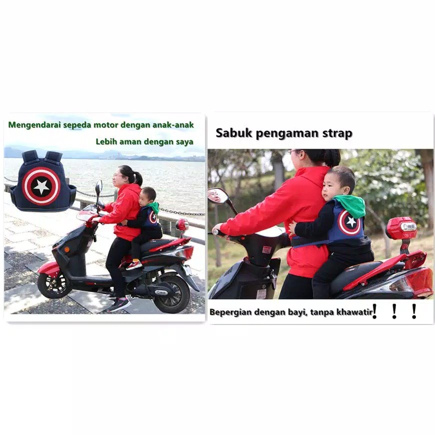 Sabuk Pengaman Motor Anak - Sabuk Boncengan Anak