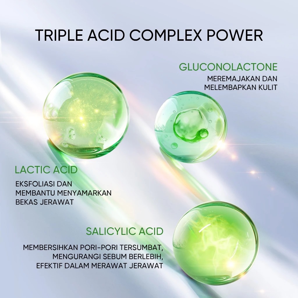 Skintific 3X Acid Intensive Acne Spot Gel 11gr