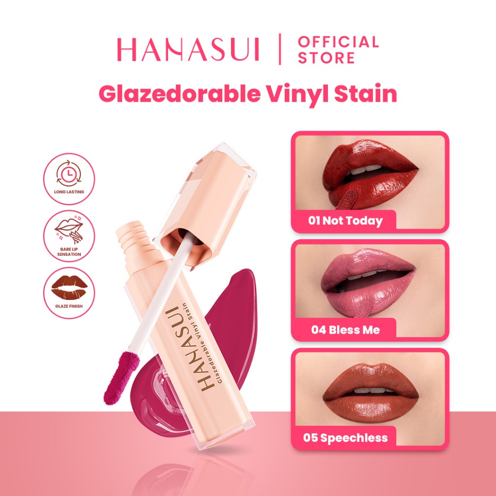 Hanasui Glazedorable Vinyl Stain 4gr - 03 Thank You Hanasui Glazedorable Vinyl Stain 4gr - 03 Thank You