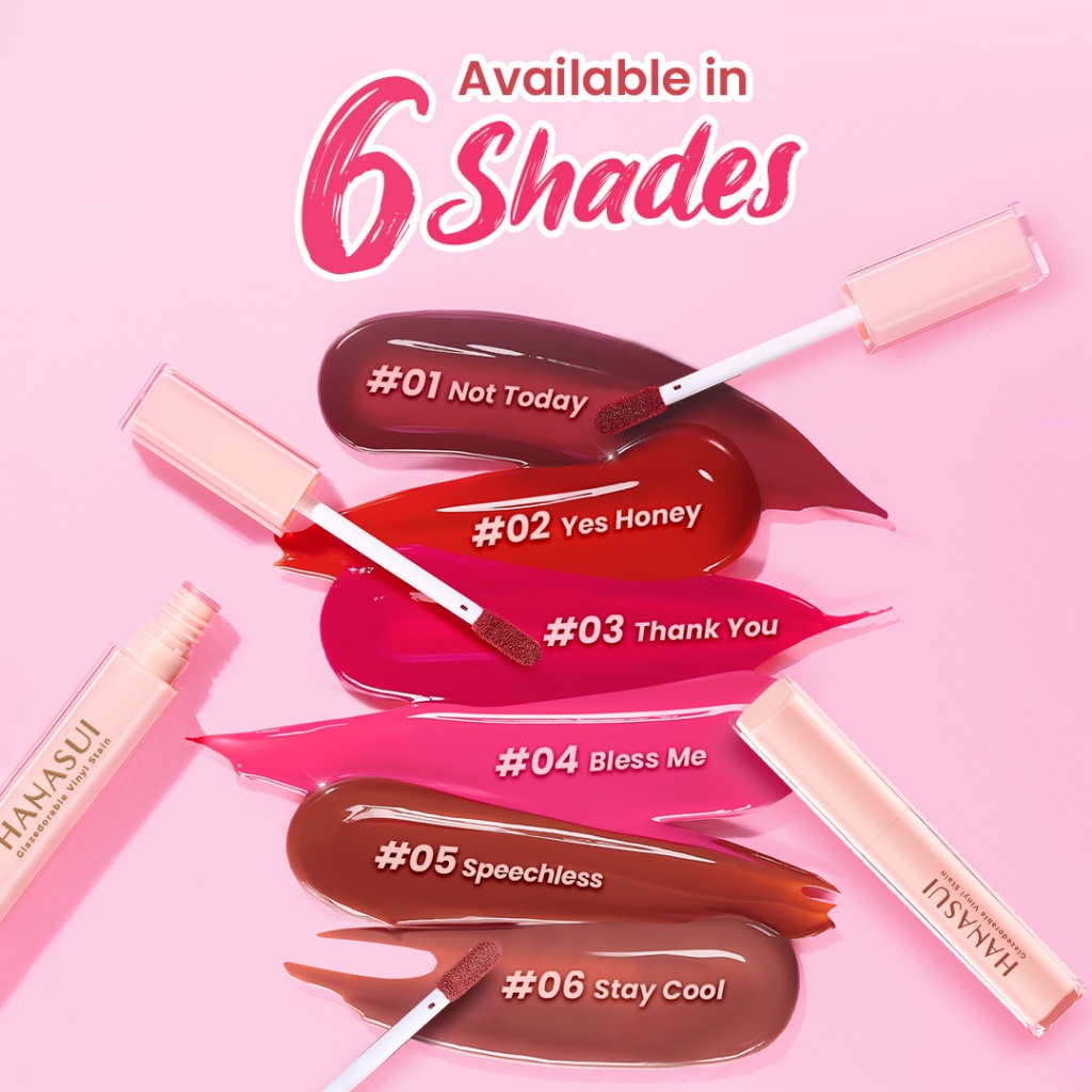 Hanasui Glazedorable Vinyl Stain 4gr - 03 Thank You