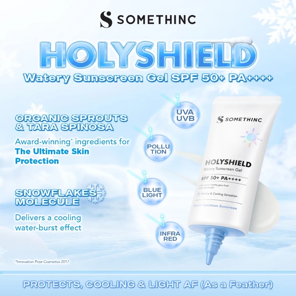 Somethinc Holyshield! UV Watery Sunscreen Gel SPF 50+ PA+++ 50gr