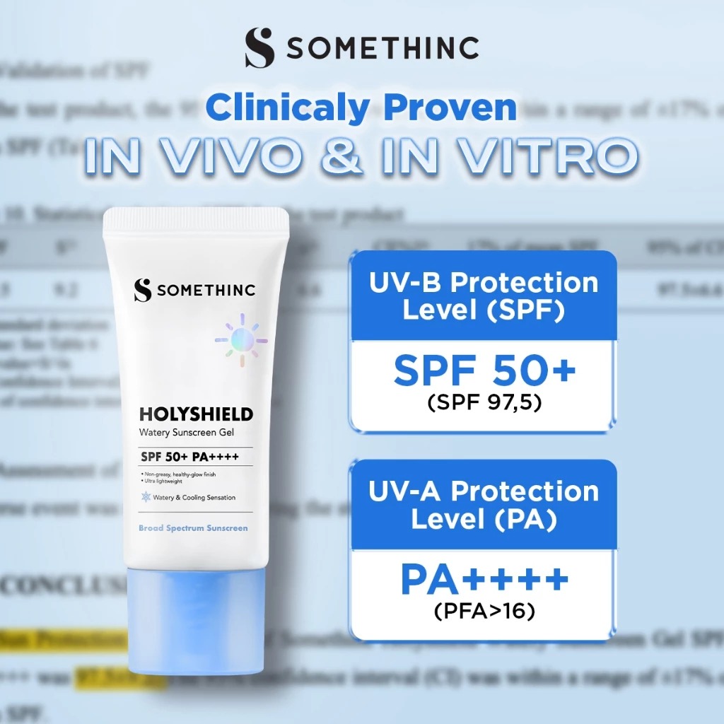Somethinc Holyshield! UV Watery Sunscreen Gel SPF 50+ PA+++ 50gr