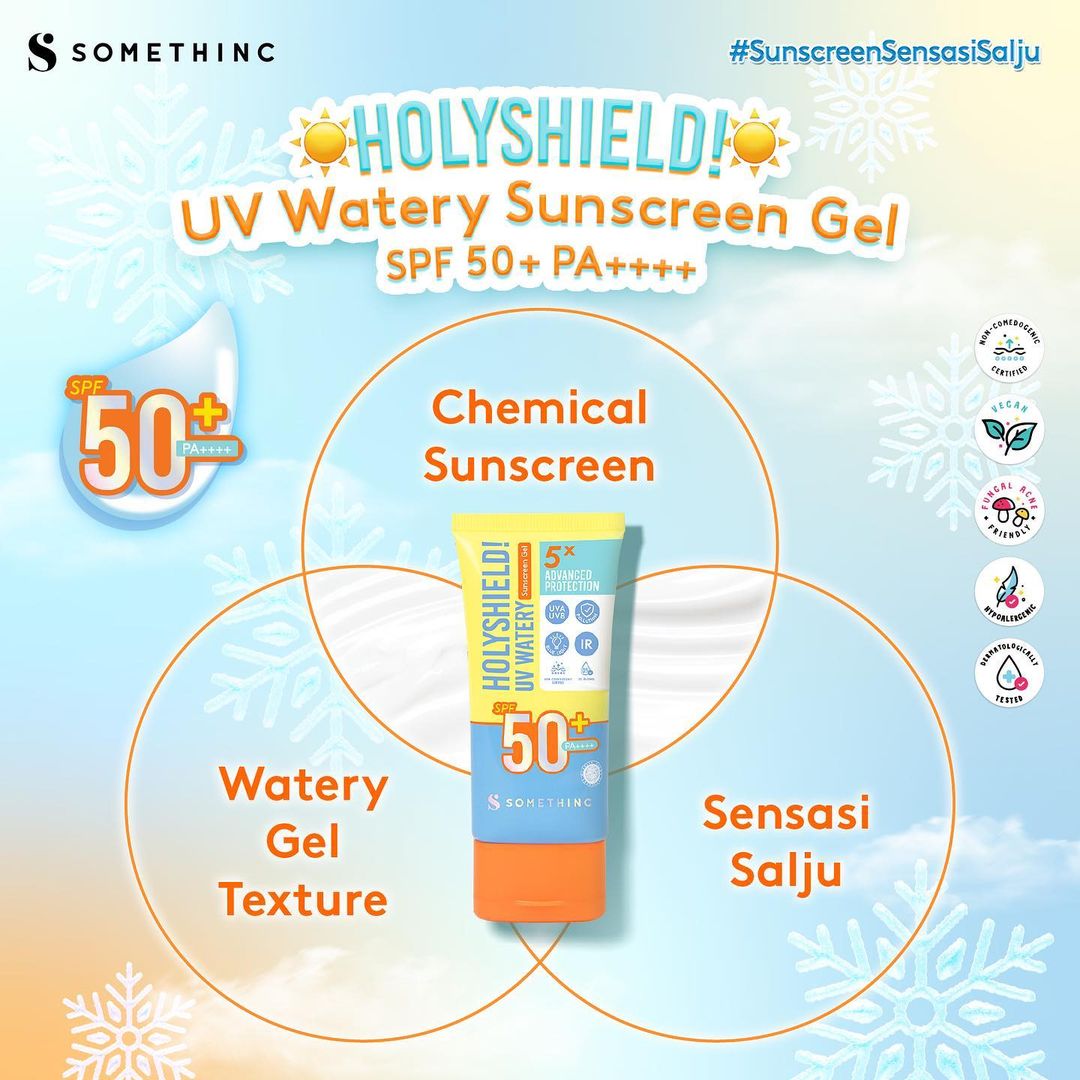 Somethinc Holyshield! UV Watery Sunscreen Gel SPF50+ PA+++ 50gr