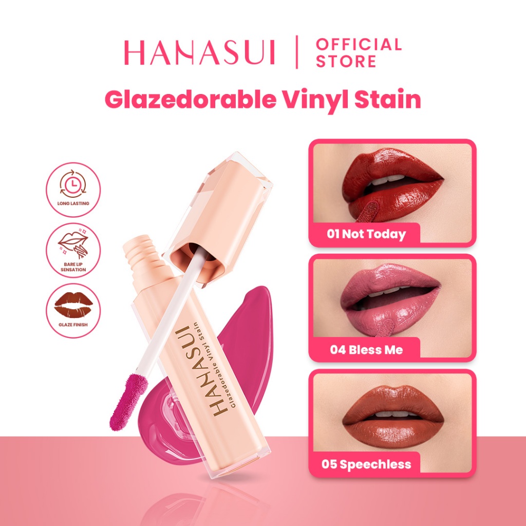Hanasui Glazedorable Vinyl Stain 4gr - 04 Bless Me Hanasui Glazedorable Vinyl Stain 4gr - 04 Bless Me