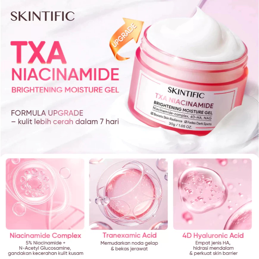 Skintific TXA Niacinamide Brightening Moisturizer 30gr